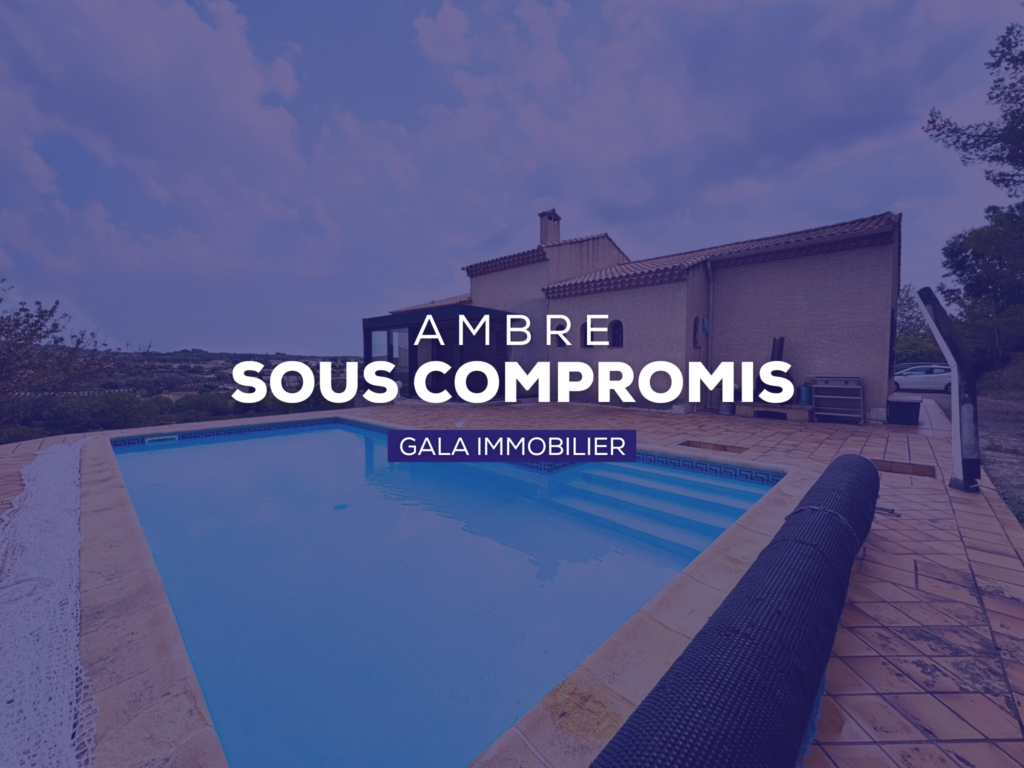 Maison avec piscine, terrain constructible & vue panoramique
