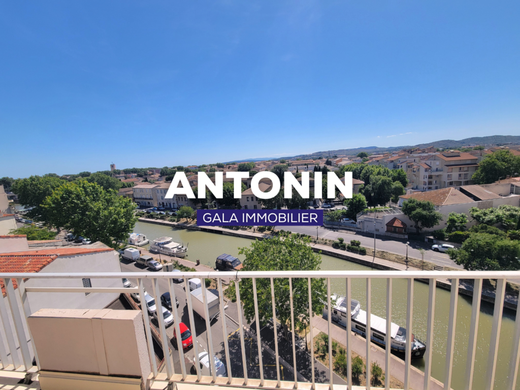 Magnifique T2 avec terrasse panoramique sur Narbonne